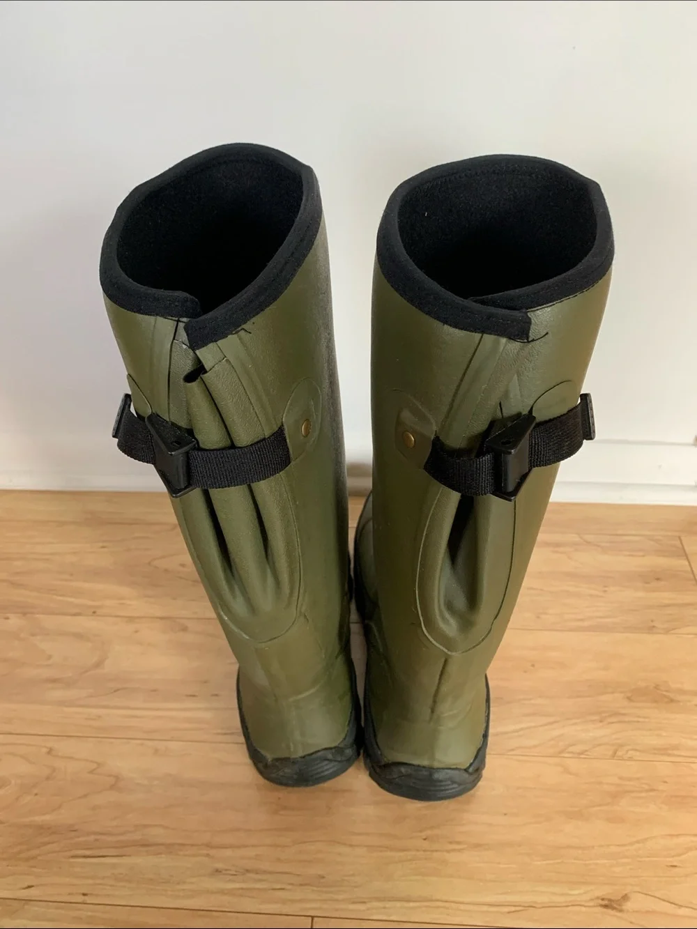 Buck Commander Olive Green Rubber Tall Hunting Boots